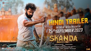 Skanda Official Hindi Trailer  Ram Pothineni  Sree Leela  Skanda Hindi Dubbed Release Date [upl. by Assiron837]