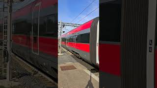 Frecciarossa 1000 in Partenza dalla Stazione di CivitacastellanaMagliano dopo apertura del Segnale [upl. by Cornel]