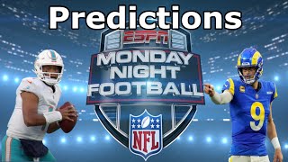 Can The Dolphins Get Back On Track Dolphins Vs Rams Week 10 2024 Monday Night Football Predictions [upl. by Christel]