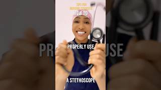 How to properly use a stethoscope stethoscopelover nursingstudents explore [upl. by Thacher460]