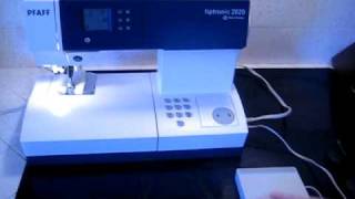 Pfaff Tiptronic 2020 Sewing Machine Shown Working [upl. by Corine903]