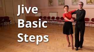 Jive Basic Steps  Dance Routine and Figures [upl. by Rehsu366]