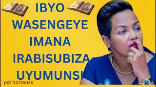 IGIHE CYAWE IBYO WASENGEYE IMANA IRABISUBIZA UYUMUNSIPst hortense MAZIMPAKA [upl. by Silrak629]