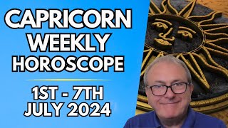 Capricorn Horoscope  Weekly Astrology  1st to 7th July 2024 [upl. by Aedrahs]