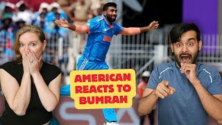 American Reacts to Bumrah Best Deliveries  India cricket edits reaction [upl. by Samantha]