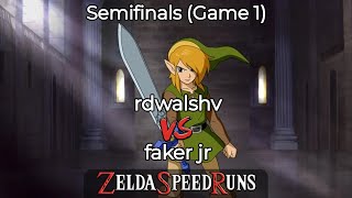 ALttPR Crosskeys Tournament 2024 Semifinals  rdwalshv vs faker jr G1 [upl. by Mosira]