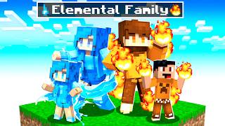 Having an ELEMENTAL FAMILY in Minecraft [upl. by Nath493]