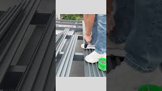 Aluminum alloy awning installation process [upl. by Chellman]