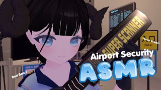 ASMR ✈️Relaxing Airport Security Check【VRChat】 [upl. by Mackay]