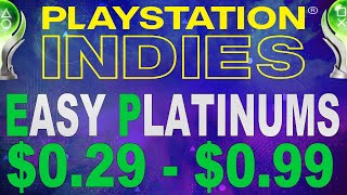 14 Easy Platinum Games under 1  PSN Deals amp Offers Games  Playstation Indies Sale 2022 [upl. by Aihsa]