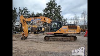 Case CX370D 2016 10750 mth MAKO  Koparka gąsienicowa Excavator Case [upl. by Lothar]