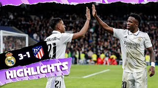 Real Madrid 31 Atlético de Madrid  HIGHLIGHTS  Copa del Rey [upl. by Russon]