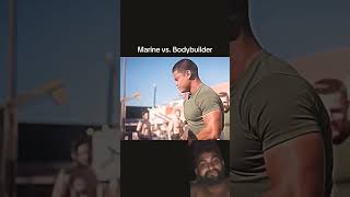 MARINE VS BODYBUILDER shorts marinebodybuilder gym mindset motivation selfimprovement [upl. by Alilahk859]