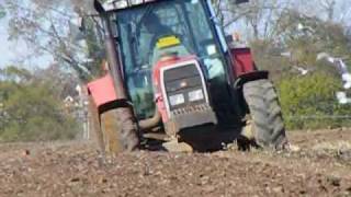 Fergie 6180 ploughing [upl. by Fen]