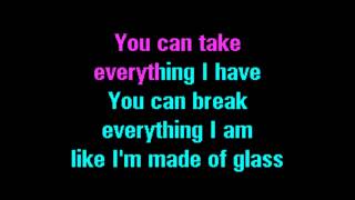 karaoke instrumental Sam Bailey Skyscraper YouTube [upl. by Eeramit]