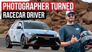 Roncar Races Up Pikes Peak In A 600hp Ioniq 5 N From Media Nerd to Racecar Driver [upl. by Polivy]