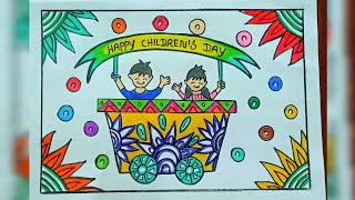 childrens day special drawing childrensday competitiondrawing drawing childrens pencildrawing [upl. by Shulins]