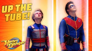 Every Up The Tube Moment Ever  Henry Danger [upl. by Mlehliw]