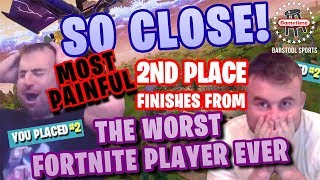 The Most Painful 2nd Place Finishes From The Worst Fortnite Player Ever [upl. by Teragram949]