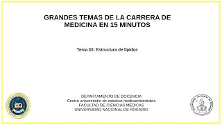 15min tema 35 Estructuradelipidos [upl. by Jamnes894]