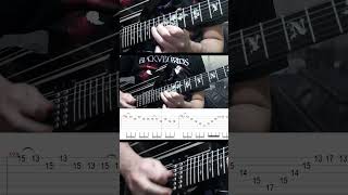 Black Veil Brides  Bleeders Guitar Solo Cover  TABS shorts [upl. by Kaitlyn]