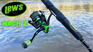 Lews Mach 2 Spinning Reel Review and Field Test [upl. by Wolk]