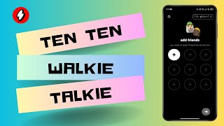 How Does Ten Ten Walkie Talkie App Work [upl. by Yrtsed780]