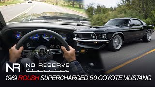 4K TEST DRIVE Roush Supercharged 50 Coyote 1969 Ford Mustang ProTouring FOR SALE CALL 18005627815 [upl. by Corel979]