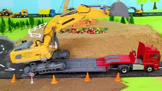 Cartoon Cars Fun Adventures with Car and Trucks Toys [upl. by Zoubek]