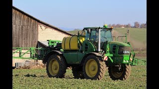 John Deere 5430i  36m  Apport dAzote [upl. by Nivonod]