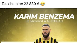 😨😨 Karim Benzema  son salaire a Al ittihad en Arabie Saoudite dévoilé le montant astronomique [upl. by Enomis154]