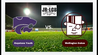 JR LC8 Football Keystone Wildcats vs Wellington Dukes [upl. by Hescock]