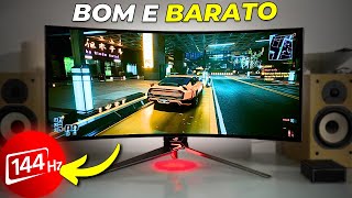 TOP 7 Monitores GAMER BARATO Custo Beneficio 2024 até 144hz  Curvo Ultrawide e 4K [upl. by Hepza]