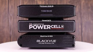 BlackboxMyCar PowerCell 8 vs BlackVue B130X vs Thinkware BAB95 Battery Pack Testing [upl. by Eceirahs994]