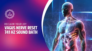 Reclaim Your Joy Vagus Nerve Reset and 741 Hz Sound Bath for Inner Happiness [upl. by Waine324]