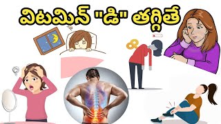 vitamin quotడిquot తక్కువగా ఉంటే కనపడే లక్షణాలుచికిత్స విధానం  Vitamin D Deficiency Symptoms in Telugu [upl. by Ahcirt28]