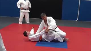 Classic combination of kouchi gari amp morote seoi nage [upl. by Karin]