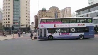 Leeds City Centre Buses 13 May 2016 [upl. by Acirema]