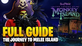 Legend of Monkey Island Guide  Tall Tale 1  Journey to Melee Island  All Commendations [upl. by Tteltrab]