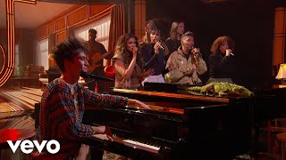 Jacob Collier  Witness Me with Tori Kelly  Jimmy Kimmel Live 2024 [upl. by Nnyladnarb]