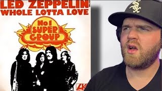 HIP HOP ARTIST REACTS TO Led Zeppelin Whole Lotta Love FIRST TIME HEARING [upl. by Anisor151]