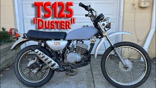 1975 Suzuki TS125 quotDusterquot just needed a little tweaking to make a great running bike [upl. by Redmond770]