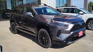 2024 Toyota RAV4 Hybrid SE AWD in Magnetic Gray Metallic [upl. by Noiroc]