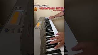 Super Mario Bros Underground Theme Piano Cover 🎶🎹🕹️ music piano cover supermariobros [upl. by Adlesirc]