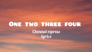 1234 Get on the dance floor songs lyrics Shahrukh Khan Deepika Padukone chennaiexpress [upl. by Sievert167]