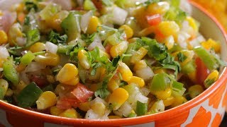 AMERICAN CORN SALAD  Healthy Tasty American Corn Salad  The Best Corn Salad [upl. by Myo]