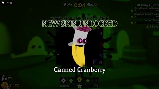 How To Get Canned Cranberry Banana Skin  Roblox Banana Eats Codes 2024 [upl. by Barnard806]