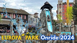 Tiroler Wildwasserbahn EuropaPark Onride 2024 spontan geöffnet [upl. by Nitsrek]