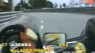 Ayrton Senna onboard lap around Monaco 1990 [upl. by Yamauchi]