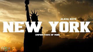 Alicia Keys  New York Empire State of Mind Lyrics [upl. by Imuyam]